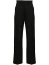Palm Angels Cotton Trousers In Black