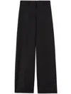 Palm Angels High-rise Straight-leg Trousers In Black