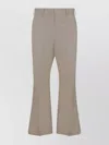 Palm Angels Trousers Featuring Flared Silhouette And Back Pockets