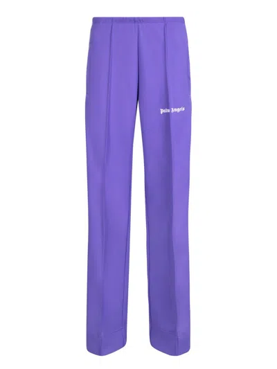Palm Angels Trousers In Purple
