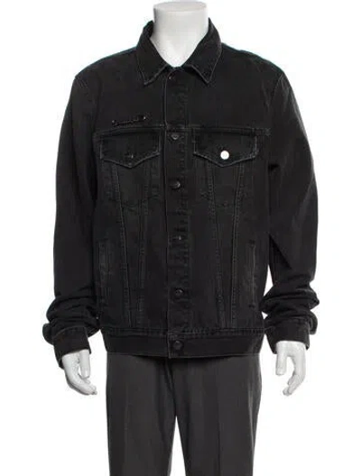 Pre-owned Palm Angels Trucker Jacket In Black