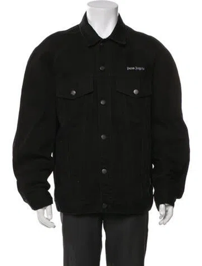 Pre-owned Palm Angels Trucker Jacket In Green