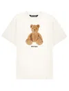 Palm Angels Bear-print T-shirt In White