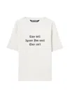 Palm Angels Statement Print T-shirt In White