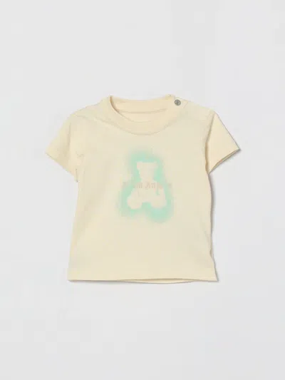 Palm Angels Babies'  T-shirt Kids In Yellow