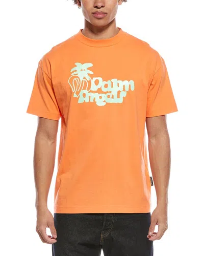 Palm Angels T-shirt In Orange