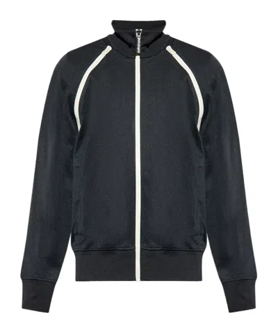 Palm Angels Turtleneck Sweatshirt In Black