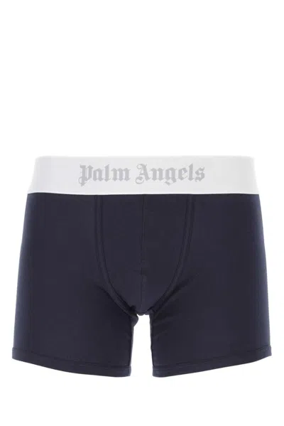 PALM ANGELS TWO-PACK LOGO-WAISTBAND STRETCH BOXERS