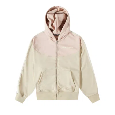 Pre-owned Palm Angels Two Tone Hooded Track Jacket 'rose Dust' | Pink | Men's Size Xl