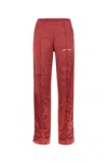 Palm Angels Tyrian Purple Viscose Pant