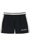 Palm Angels Logo-print Stripe-detail Shorts