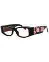 Palm Angels Unisex Angel1021 51mm Sunglasses In Black