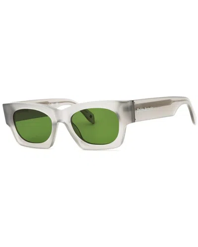Palm Angels Unisex Bodie0955 51mm Sunglasses In Gray