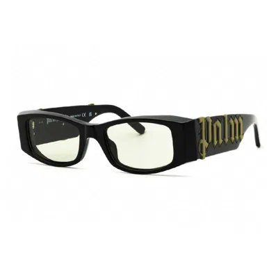 Palm Angels Unisex Designer Sunglasses In Gold