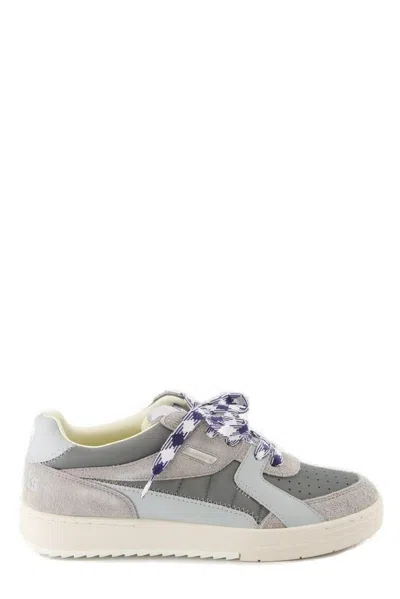 Palm Angels Univeristy Basket Sneakers In Grey