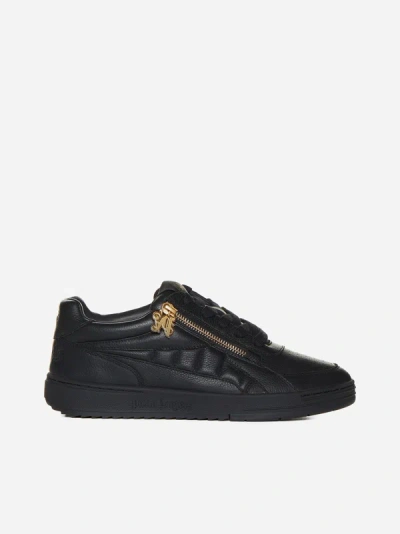 PALM ANGELS UNIVERSITY LEATHER SNEAKERS