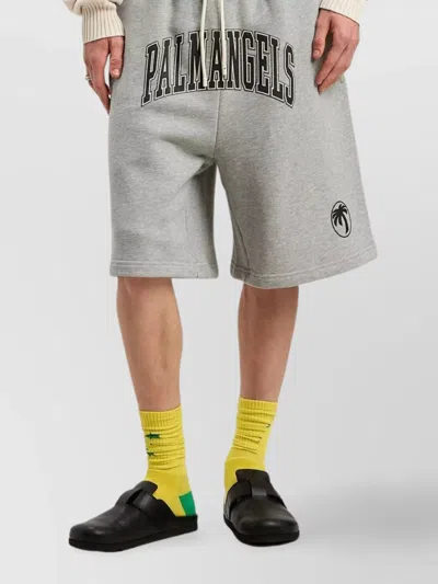PALM ANGELS UNIVERSITY TRACK SHORTS DRAWSTRING WAIST