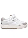 Palm Angels 30mm University Origin Leather Sneakers In White