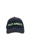 PALM ANGELS USED EFFECT COTTON HAT