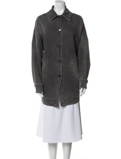 Pre-owned Palm Angels Utility Jacket In Gray