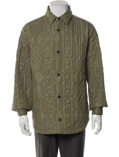 Pre-owned Palm Angels Utility Jacket In Green