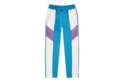 Pre-owned Palm Angels V Colorblock Track Pants Blue/white/purple