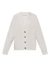 Palm Angels V-neck Buttoned Cardigan In Neutral