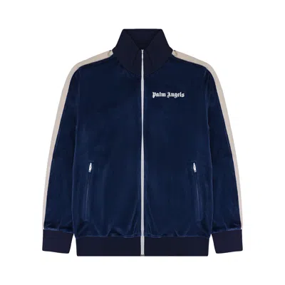 Pre-owned Palm Angels Velor Track Jacket 'navy' | Blue | Women's Size L
