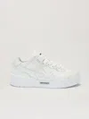 Palm Angels White Leather Venice Sneakers In White