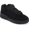 Palm Angels Venice Lace-up Suede Sneakers In Black Black