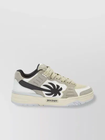 Palm Angels Sneakers In White Beige