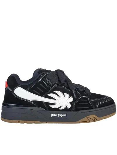 Palm Angels Venice Sneakers Suede Shoes In Black