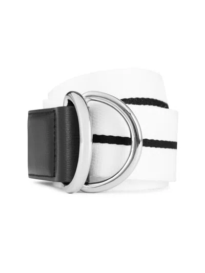 Palm Angels Venice Track Tape Belt In White