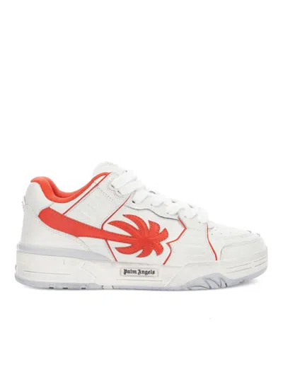 Palm Angels Venice Worn Out Sneakers In Red