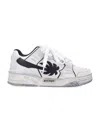 Palm Angels Venice Worn Out Sneakers In White