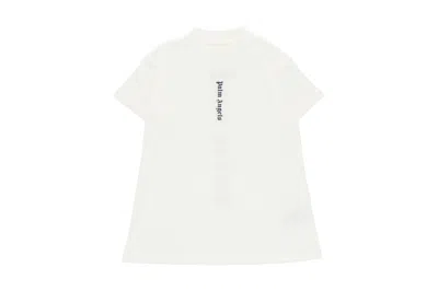 Pre-owned Palm Angels Vertical Logo T-shirt White/black