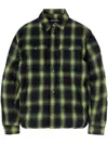 Palm Angels Check-pattern Padded Shirt Jacket