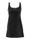 Palm Angels Leather Effect Track Dress