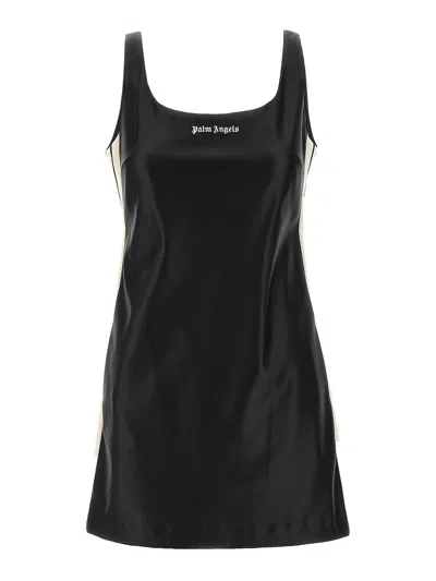 Palm Angels Leather Effect Track Dress