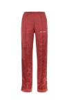 Palm Angels Tyrian Purple Viscose Pant In 2703