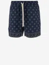 Palm Angels Printed Paisley Bermuda Shorts