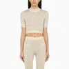 Palm Angels Monogram Jersey In White