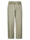 Palm Angels Flame Logo Track Pants In Beige