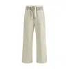 Palm Angels Flame Logo Track Pants In Green