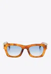 Palm Angels Westport Square Sunglasses In Blue