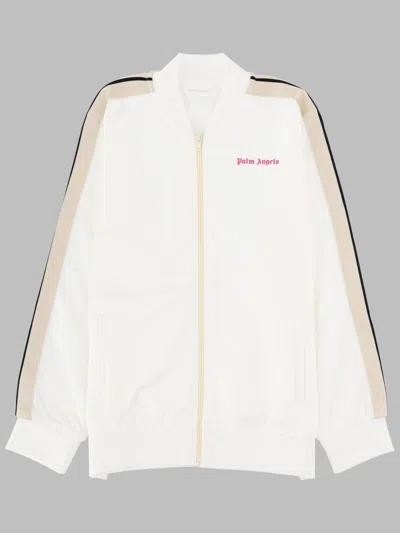 Palm Angels Classic Logo Track Jacket In Transparent