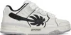 Palm Angels Venice Worn Out Sneakers In White - Black