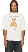 Palm Angels Bear In Mind Over T-shirt In White