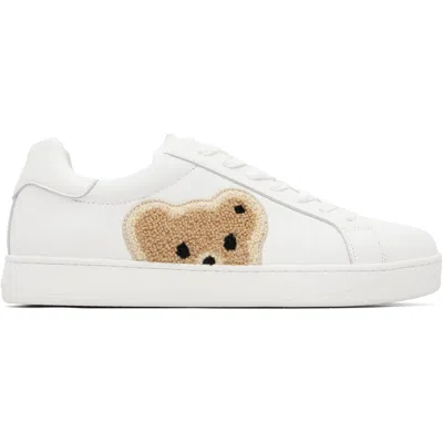 Palm Angels White Bear Tennis Sneakers