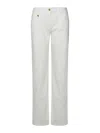 Palm Angels Basic Monogram Jeans In White